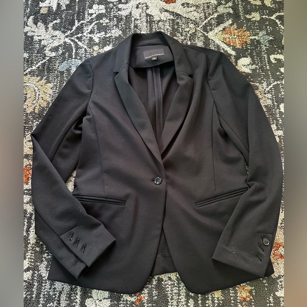 Banana Republic Black Blazer 8